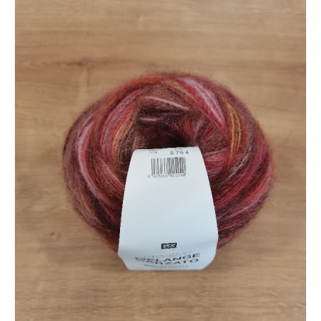 009 - C Mélange Aran Wonderball Garzato - Jaune / Mauve