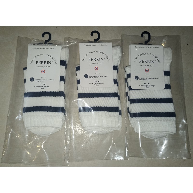 305 - Chaussettes Rayées - Marinière