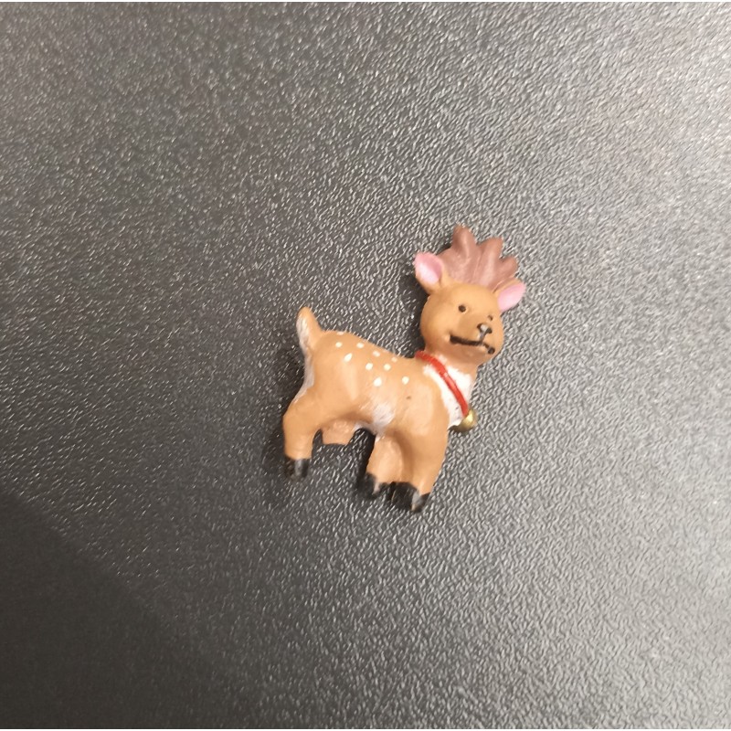 Bouton de Noel - Divers- ourson sur lune. renne. sapin. bonhomme