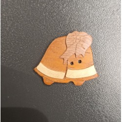 Boutons de Noël - Bois