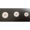 4300S - Boutons carrés arrondis 6 blanc 6 marron