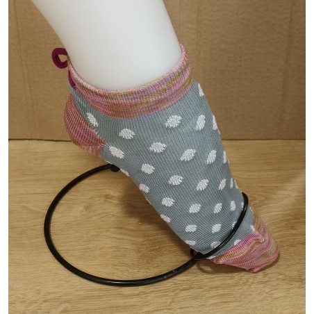 BAS8F - Soquettes à pois