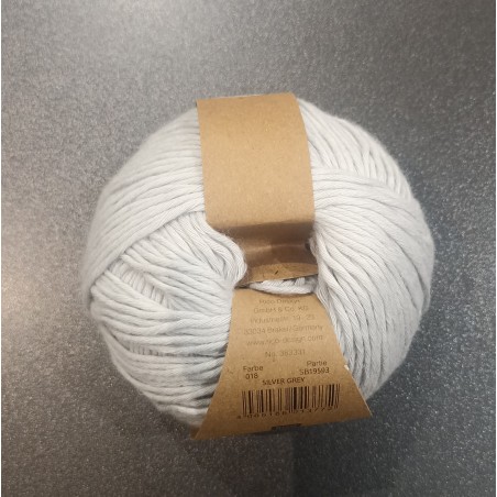 383331. Essentials Organic Cotton dk gris argenté. 018