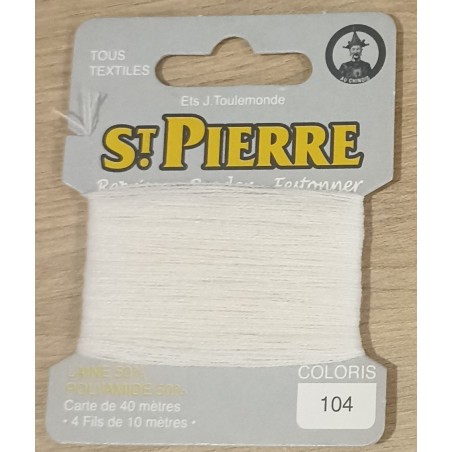 Saint-Pierre  -  Noir 180. Blanc 100 . Blanc Cassé 104. Les Gris - 124.  135. 148. 126