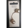 Attache - broche avec perle