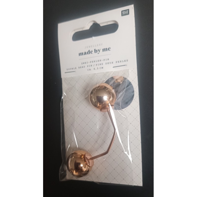 Attache - broche avec perle