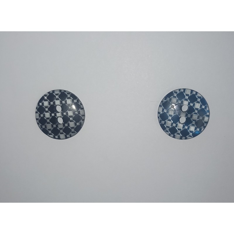 18312. Bouton a carreaux