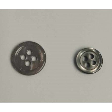 Bouton- Chemise Blanc et Noir