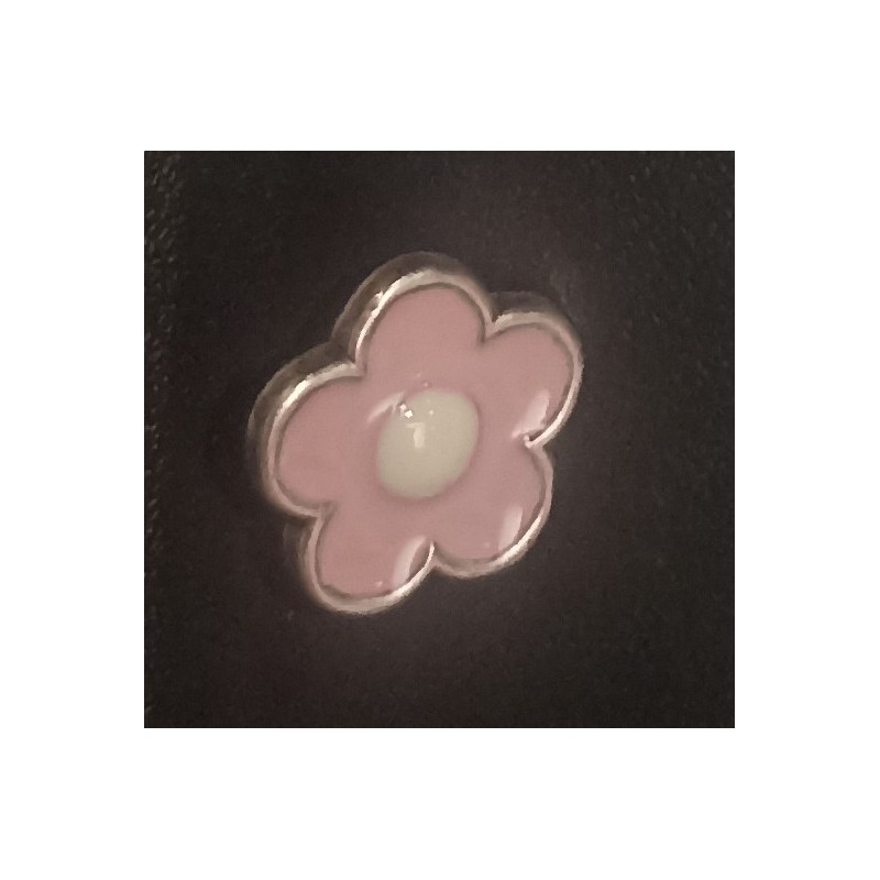 FLEUR 01 - Bouton métal