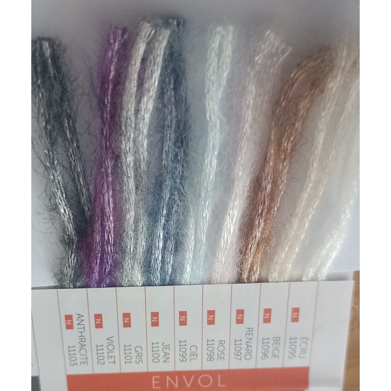Envol - ecru. beige. rose. renard. jean. gris. anthracite