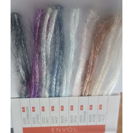 Envol - ecru. beige. rose. renard. jean. gris. anthracite