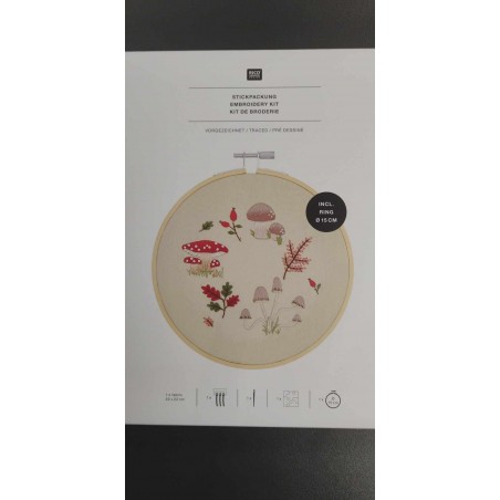 Kit broderie - Champignon