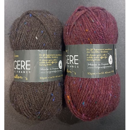 Chinaillon - Aubergine - cacao