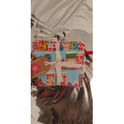 Coupon - Tissu de Noël - bleu