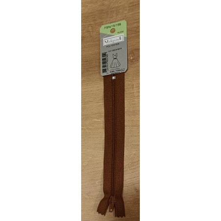Fermeture non séparable - marron 159. kaki 151