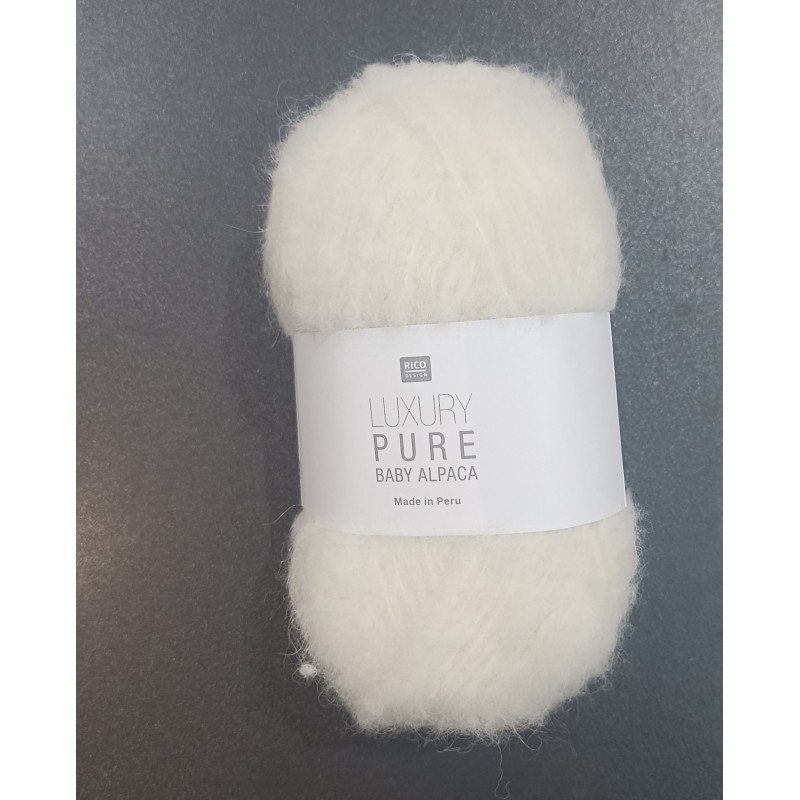 Luxury pure baby alpaca - ecru