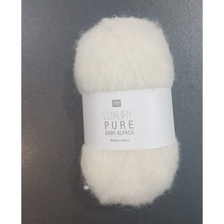 Luxury pure baby alpaca - ecru