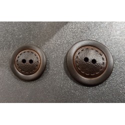 4533S - Bouton imitation cuir