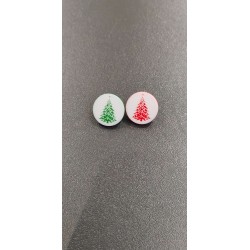 18420 - Bouton NOËL - Sapin