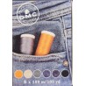 3023B - Boîte de 6 Bobines de fils pour jeans